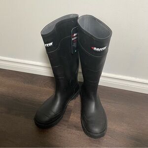 New Baffin Safety Steel Toe Black Rubber Boots